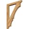 Ekena Millwork Balboa Slat Rough Sawn Bracket, Western Red Cedar, 4"W x 36"D x 48"H BKT04X36X48BOA06RWR - alternate 1